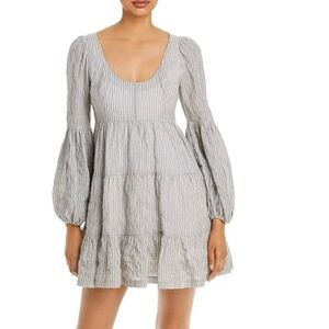 Cinq a Sept scoop neck mini party baby-doll Dress Size 2 NWOT